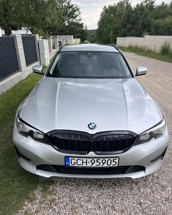 BMW Seria 3 cena 99700 przebieg: 162000, rok produkcji 2019 z Chojnice małe 301
